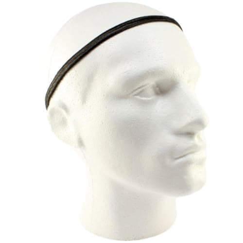 Image of Mens Pack Of 3 Thick Elastic Football Hair Headbands