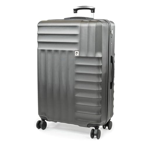 Image of Pierre Cardin Large Suitcase 30 Inch | Hard Sided | Travel Lightweight Luggage TSA Locks | 4 Dual Spinner Wheels | Hold Check in Case CL898 (Grey, Large)