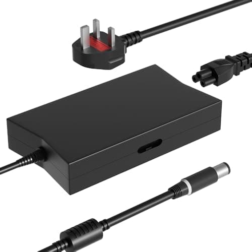 Image of PowerPortnerLink 130W 7.4mm Tip Charger Compatible with Dell G3 G5 inspiron 7559 7577 7567 5577 Precision 3541 3520 3530 3551 XPS L502x L702x Laptop, WD15 WD19 Dock, LA130PM121 Adapter
