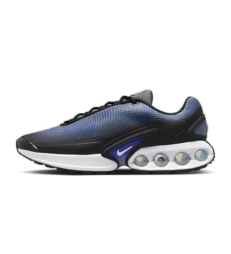 Image of NIKE Air Max DN Men's Trainers Sneakers HM0708 (Black/Light Smoke Grey/Racer Blue/White 001) UK 10 (EU 45)