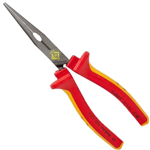 Image of "C.K 39076 Snipe Nose Pliers, 200 mm - 8"", 431014, Red