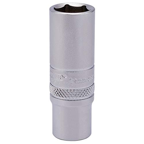 Image of Draper 82142 1/4 Inch Square Drive 6 Point Metric Deep Socket, 12mm