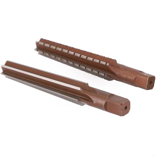 Image of ComfyHarbor For MT Taper Hand Reamer Set Roughing & Finishing 9SiCr Alloy Tool Steel H8 Accuracy for Aluminum Cast Iron Copper Drilling Milling Machine Hole Processing (2 Pcs)(MT2 Set)
