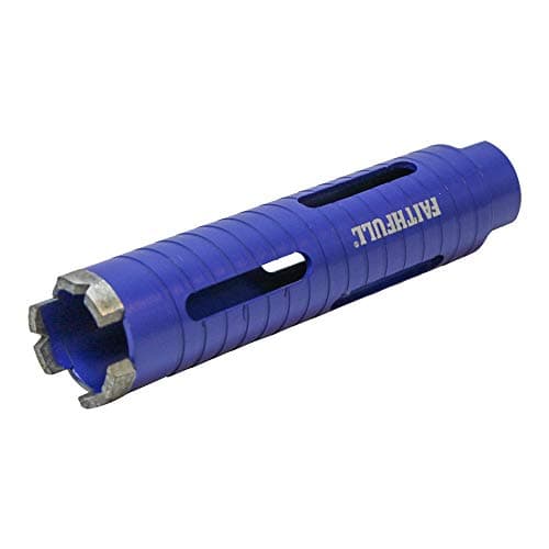 Image of Faithfull FAIDCD38 Dry Diamond Core Bit, Blue, 38 mm x 150 mm