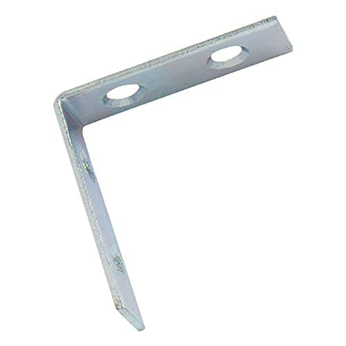 Image of Merriway® BH01109 (4 Pcs) Bright Zinc Plated Corner Braces Brackets Plates, 63 mm (2.1/2 inch) - Pack of 4 Pieces