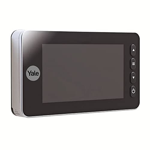 Image of Yale Digital Peephole Viewer | 3.2 inch LCD Screen for Door Thickness 38mm-110mm, silver, DDV 5800