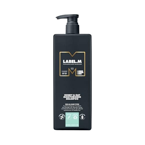 Image of LABEL.M Honey & Oat Moisturising Shampoo 1000ml – With Recyclable Pump