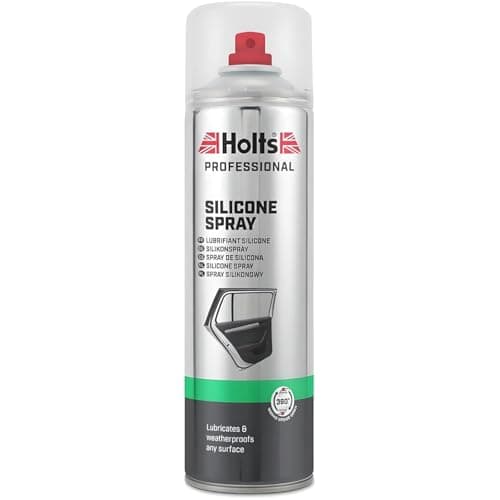 Image of Holts Professional Silicone Spray Lubricant Lubricates and Protects Rubber Seals 500ml