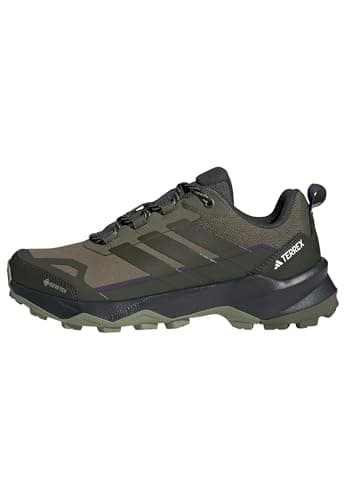 Image of adidas Women's Terrex Skychaser AX5 Gore-TEX Hiking Shoes, Olive Strata/Night Cargo/Tent Green, 6 UK