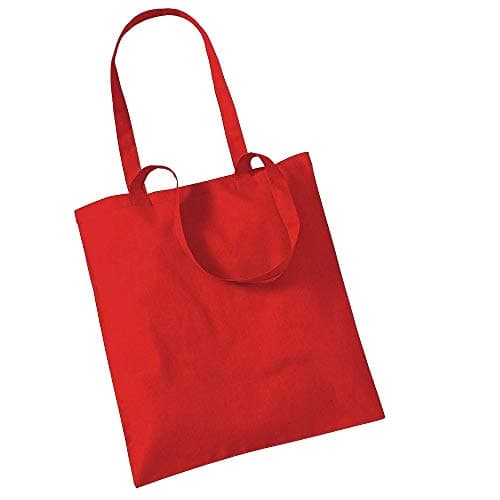Image of Westford Mill W101 Bag for Life - Long Handles - Bright Red