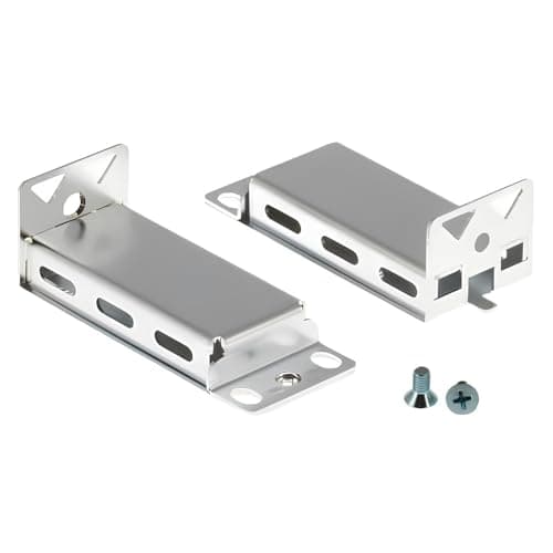 Image of CablesAndKits - RCKMNT-19-CMPCT= 3560/2960 - Replacement Rack Mount Kit for Cisco Catalyst Fits 3560/2960 & CX Series and Cisco 9200CX Compact Switch- Includes 2 Metal Brackets & Screws