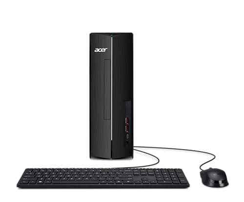 Image of acer, Aspire XC, Desktop, Intel Core Ultra 7 265, 16 GB RAM, 1 TB SSD, Intel UHD Graphics, Windows 11 Home, Black, XC-1860