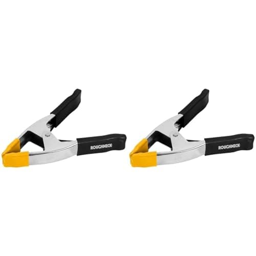 Image of Roughneck ROU38353 Heavy Duty Metal Spring Clamp 75mm/3" (Pack of 2)