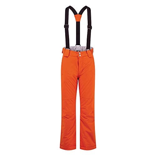 Image of Dare 2b Outmove II Waterproof Breathable Taped Seams Reflective Detail Warm Touch Lining Pant Salopettes - Blaze Orange, 3-4