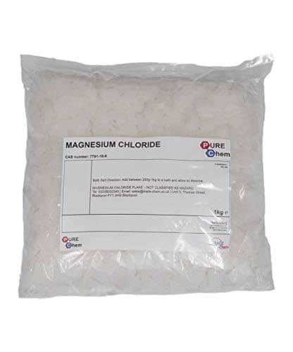 Image of Magnesium Chloride Flakes Dead Sea Salts | 100% Pure | Bath Soak (1 KG)