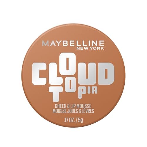 Image of Maybelline New York Blush and Lip, Cloudtopia Blush Cheek & Lip Mousse, For Up to 14 Hour Cheek Colour, Resists Sweat, Transfer and Creasing, Shade 12 Toasted Sky