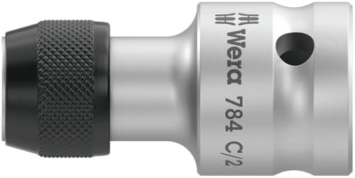 Image of Wera 784C/2 1/2" Square Drive to 5/16" Hex Screwdriver Bit Holder