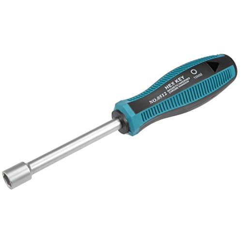 Image of sourcing map 10mm Non-Magnetic Tip Six Point Hex Nut Driver with 3.7-Inch Round Shaft