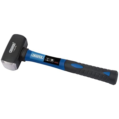 Image of Draper 81440 Fibreglass Shaft Club Hammer,Blue,1 kg
