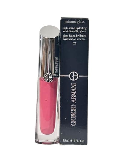 Image of Prisma Glass Lip Gloss - 02 Candy Halo by Giorgio Armani for Women - 0.11 oz Lip Gloss
