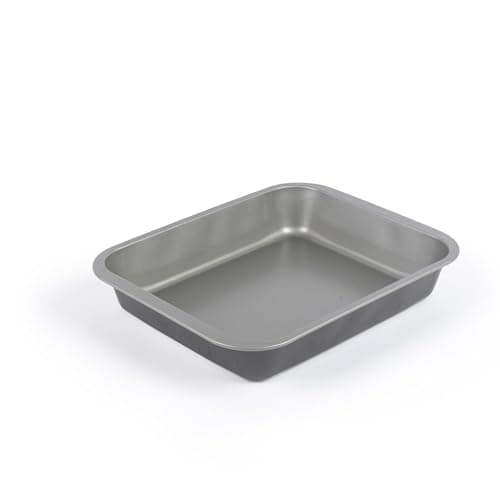 Image of Salter Essentials 36 cm Roasting Tray – Non-Stick Coating, Rectangular Roaster, Dishwasher Safe, Easy to Clean, Made in The UK, Durable Vegetable Roasting Pan, Lightweight, PFOA-Free, BW13668