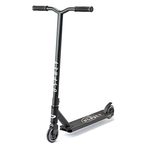 Image of Osprey Stunt Scooter | for Kids Adults Boys Girls, Advanced Kick T-Bar Scooter with ABEC 5 Bearings, HIC Headset and Ergonomic Handlebars, RT-1440, Multiple Colours, Black