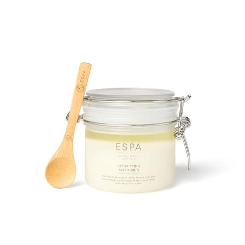 Image of ESPA Detoxifying Salt Scrub 500g | Natural Sea Salt Exfoliating Body Scrub with Sweet Almond Oil, Grapefruit & Eucalyptus for Smoother, Hydrated, Revitalised Skin