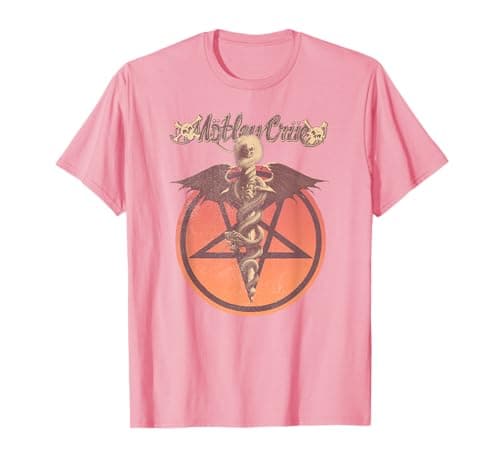Image of Mötley Crüe – Pink Pentagram T-Shirt
