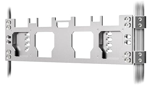 Image of Packout Mount – Front & Side Packout Mounting Plate Compatible with Milwaukee Packout Toolbox-Mounts Crates, Full Size & Half Size Packouts and Milwaukee Packout Accessories-Screws Included – Silver