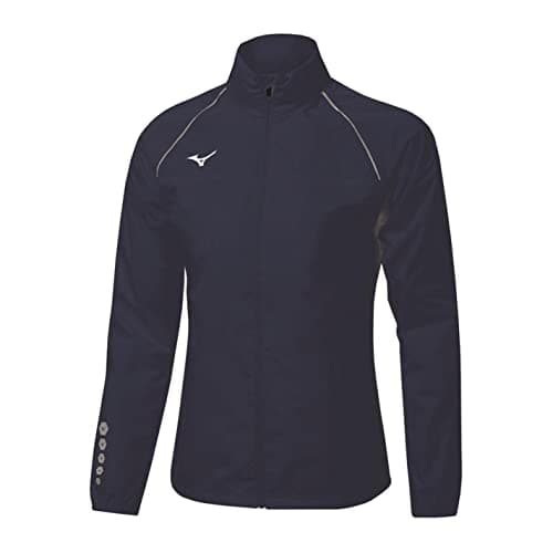 Image of Mizuno Men's Osaka Wind Breaker JKT Jacket, Navy, L