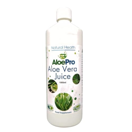 Image of AloePro Aloe Vera Juice 1000ml – Pure Inner Leaf, High Strength, Vegan, Cruelty Free, Natural Digestive Support, Skin & Gut Health, Immune System Boost, Detox Cleanse, 1 Month Supply