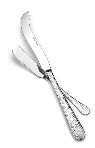 Image of Arthur Price ZAVA0733 Avalon Cheese & Butter Knife Set, Stainless Steel