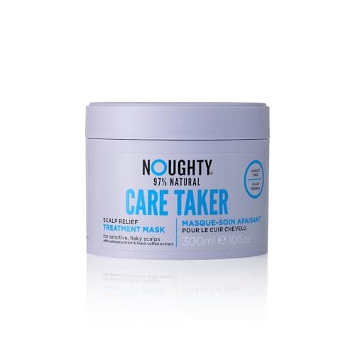 Image of Noughty Care Taker Scalp Mask, Skin Treatment for Dry, Itchy & Irritated Heads, Hydrating Scalp Relief, 97% Natural Hair Products & Vegan Cruelty Free Haircare - 300ml