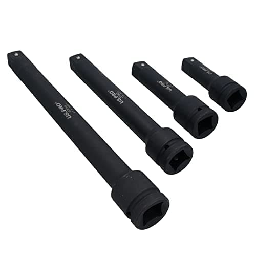 Image of 1" Drive Impact Extension Bar Length 6” – 16” (150mm – 400mm) HGV Trucks 4pc