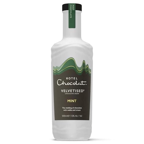 Image of Hotel Chocolat Mint Velvetised Chocolate Cream - Award-Winning Chocolate Cream, 500ml, 12% - Gifts For Birthday, Thank you, Father's day 2026