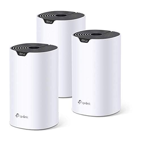 Image of TP-Link Deco S4(3-pack) AC1200 Whole-Home Mesh Wi-Fi System, Qualcomm CPU, 867Mbps at 5GHz+300Mbps at 2.4GHz, MU-MIMO, Beamforming, Works with Amazon Echo/Alexa [Amazon Exclusive] (Renewed)