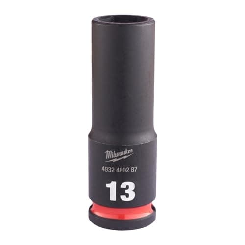 Image of Milwaukee Shockwave Impact Socket 3/8 Inch Long 13-4932480287