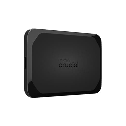 Image of Crucial X10 2TB External Portable SSD Drive - Up to 2100MB/s, USB-C 3.2 Gen2, IP65 Dust and Water Resistant, External Solid State Drive, Black - CT2000X10SSD9C02
