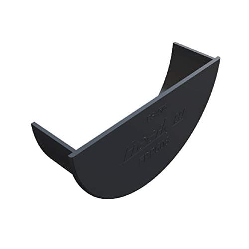 Image of Anthracite Grey Round Gutter Internal Stop End, Freeflow 112mm Rain Water Systems