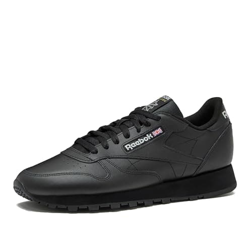 Image of Reebok Men Classic Leather Sneaker, Core Black/Core Black/Pure Grey 5, 9
