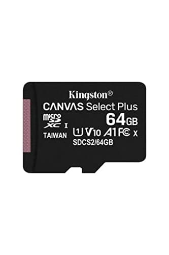 Image of Kingston Canvas Select Plus microSD Card SDCS2/64 GB Class 10 (SD Adapter Included)