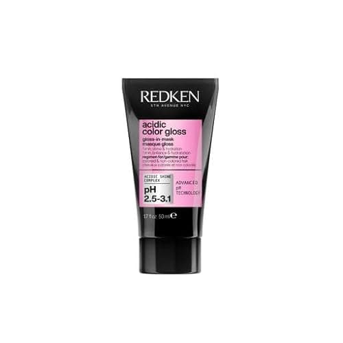 Image of Redken Haircare Acidic Colour Gloss, Gloss-In-Mask, Liquid Shine, Acidic Shine Complex, 1-Min Mask, For Intense Nourishment, 50ml
