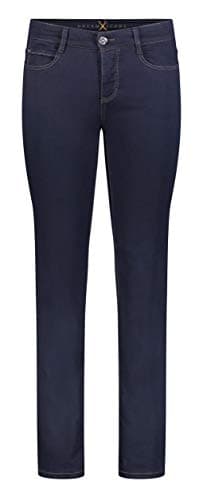 Image of MAC womens Dream Straight Jeans, Blue (Dark Rinsewash D801), W38/L30 (Manufacturer Size: W38/L30)