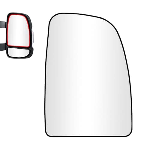 Image of SENZEAL Wing Mirror Upper Glass Non-Heated Driver Side for Fiat Ducato Citroen Jumper Relay Peugeot Boxer 2006-2023 8151LJ 71748246 (Right)