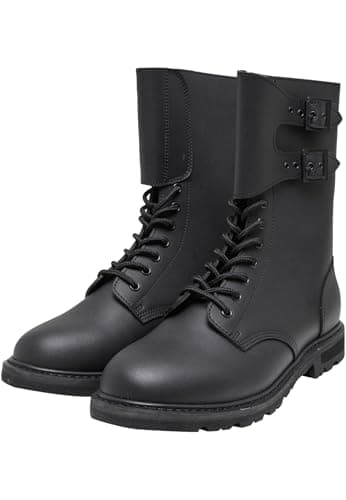 Image of Brandit French Combat Boots, Colour: Black, Sizes 4/38 to 13/47, black, 10 UK