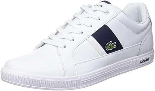 Image of Lacoste Europa 0722 1 SMA Men's Low-Top Trainers, white navy blue, 7 UK
