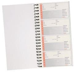 Image of 5 Star Telephone Message Book Wirebound Carbonless 320 Notes 80 Pages 279x152mm