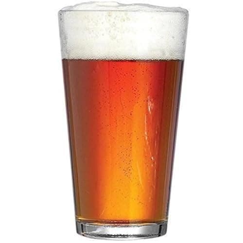 Image of Arcoroc Pint Glasses 20oz / 568ml - Set of 4 | Beer Glasses, Hiball Tumblers, Soft Drink Glasses - Tempered Glassware