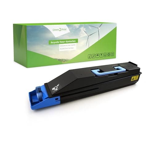 Image of Green2Print Toner cyan 12000 pages replaces Kyocera TK-865C, 1T02JZCEU0 Toner cartridge for Kyocera TASKalfa 250CI, 300CI