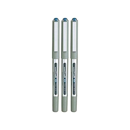 Image of uni-ball EYE UB-157 Rollerball Pen BLUE [Pack of 3] Medium 0.7mm Ball